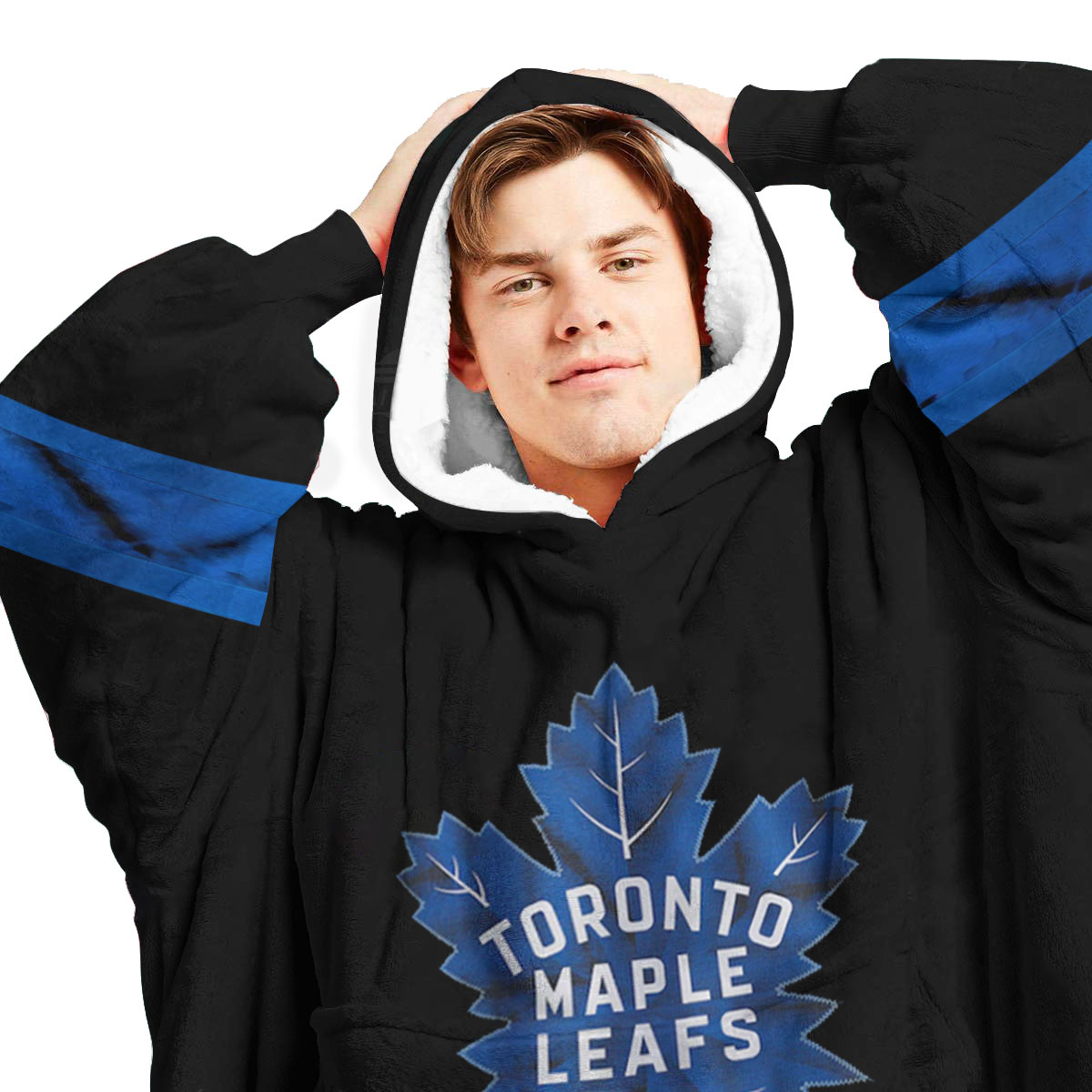 Toronto Maple Leafs Personalized Blanket Hoodie Hoodie Snuggie Hoodies