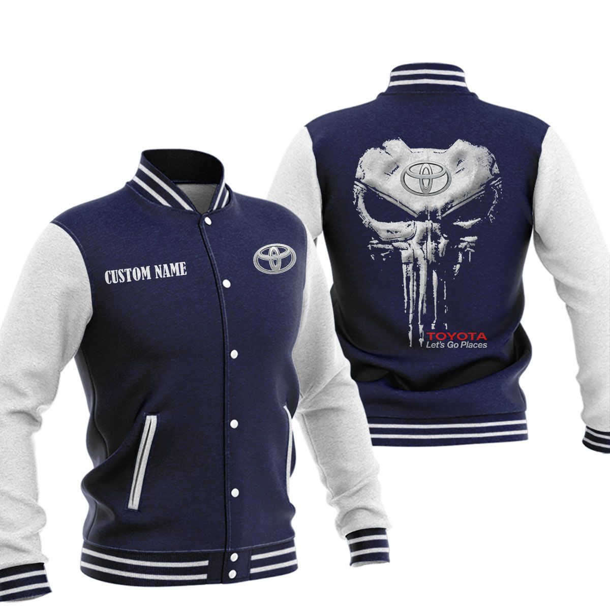Toyota Baseball Jacket, Multicolor