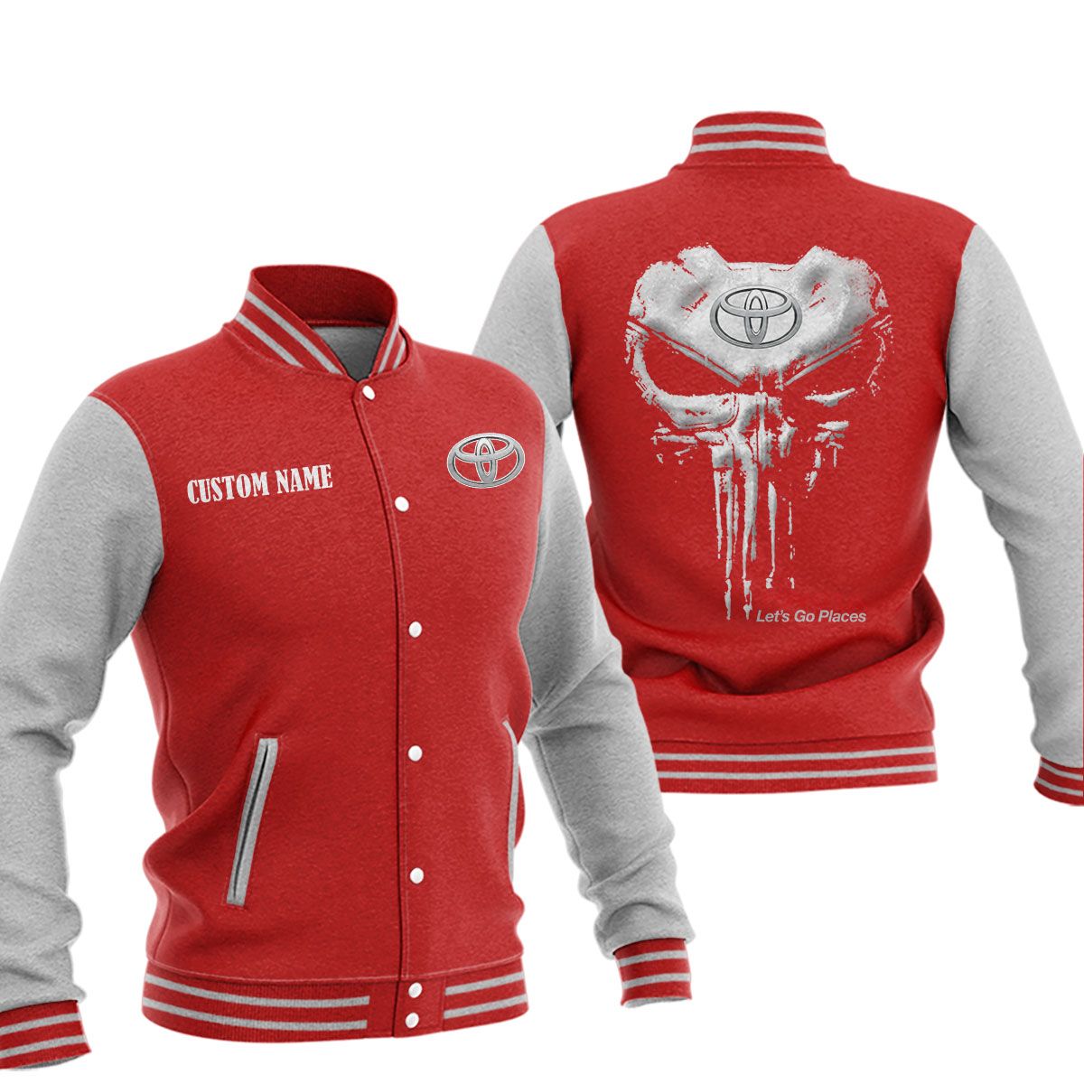 Toyota Baseball Jacket, Multicolor