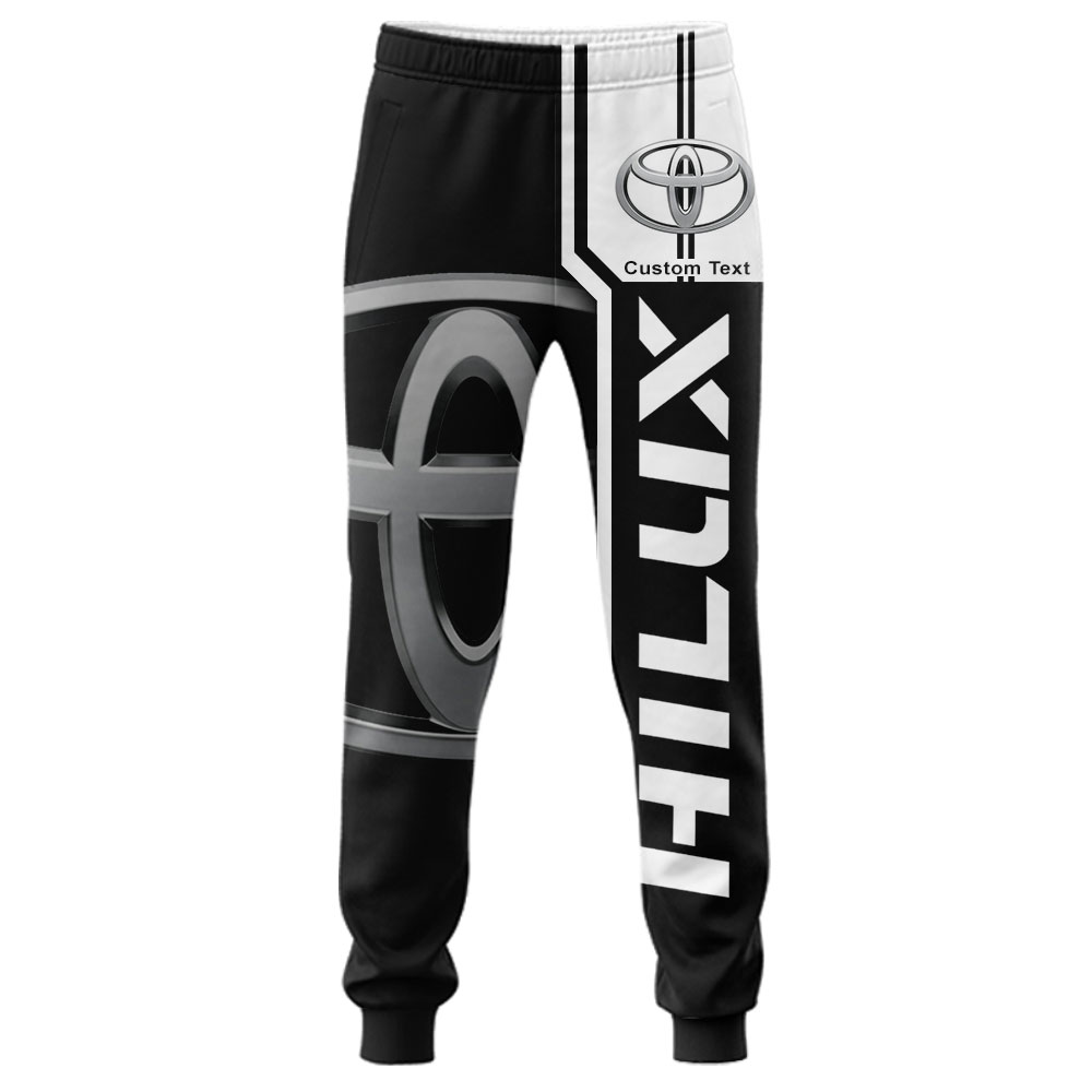 Toyota Hilux 3D Apparel Zip Hoodie,Pant,Polo, Button Hawaii Shirt Personalized