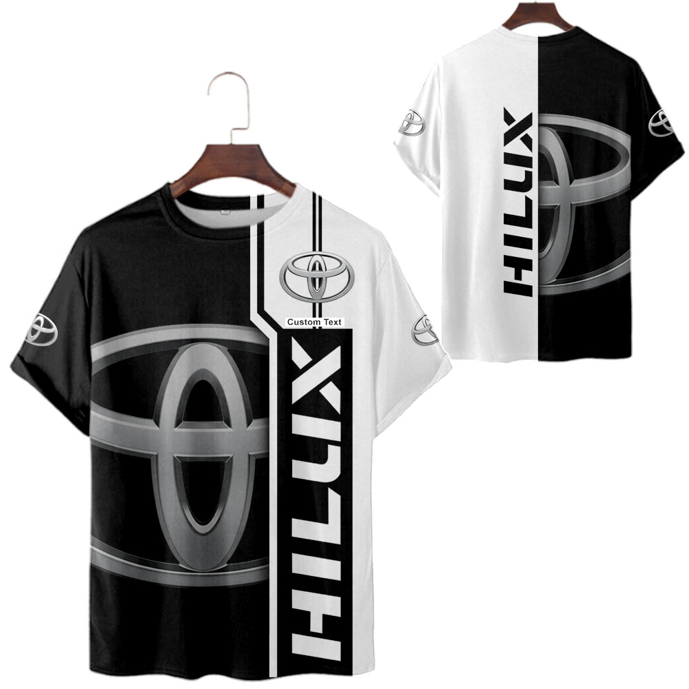 Toyota Hilux 3D Apparel Zip Hoodie,Pant,Polo, Button Hawaii Shirt Personalized