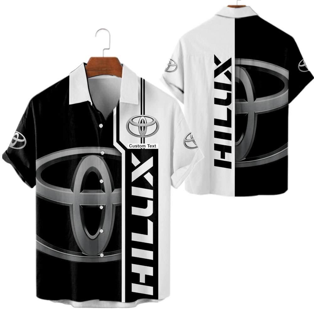 Toyota Hilux 3D Apparel Zip Hoodie,Pant,Polo, Button Hawaii Shirt Personalized