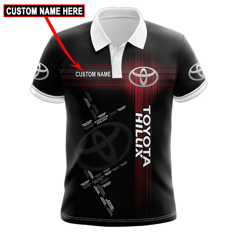 Toyota Hilux Tshirt, sweatshirt, Polo, Hawaiian, Hoodie 3D Apparel Full Printing Custom Name