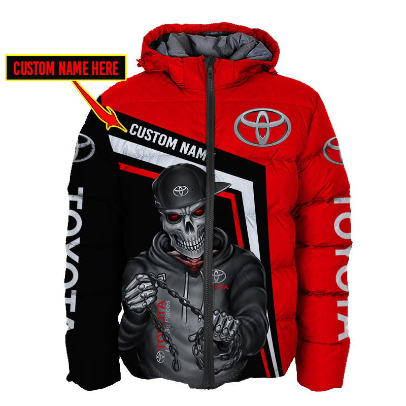 Toyota Skull Tshirt, sweatshirt, Polo, Hawaiian, Hoodie 3D Apparel Full Printing Custom Name