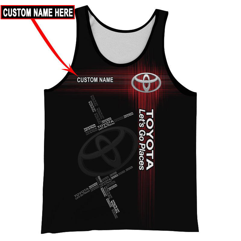 Toyota Tshirt, sweatshirt, Polo, Hawaiian, Hoodie 3D Apparel Full Printing Custom Name