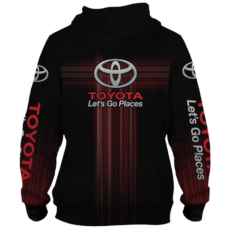Toyota Tshirt, sweatshirt, Polo, Hawaiian, Hoodie 3D Apparel Full Printing Custom Name