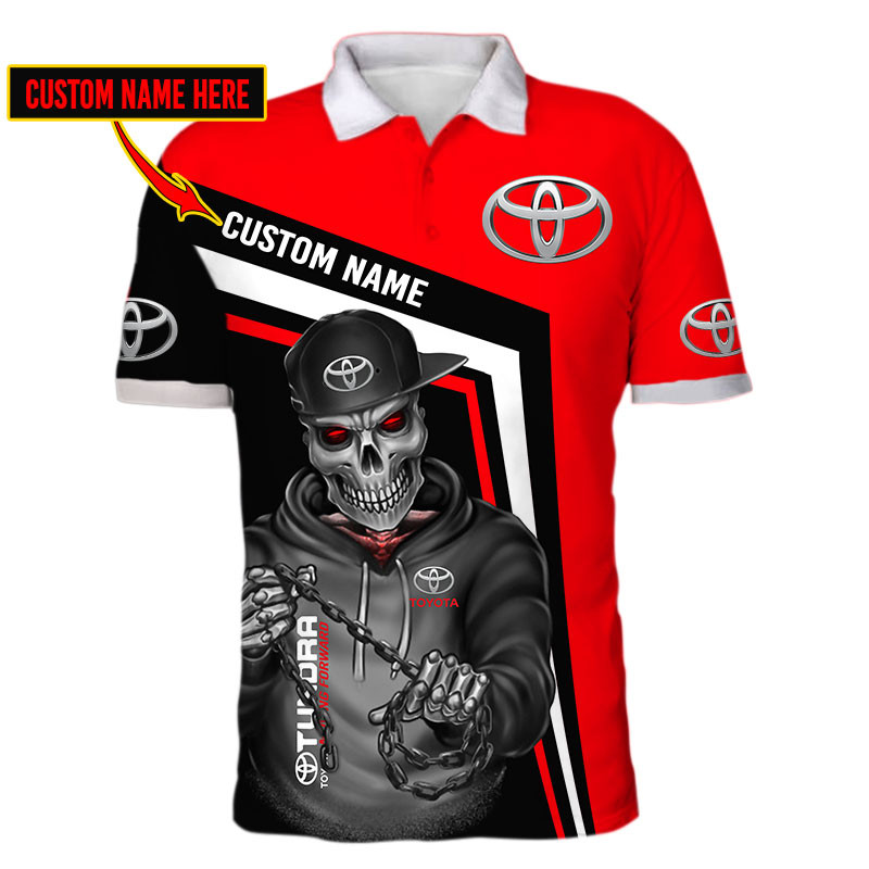 Toyota Tundra Skull Tshirt, sweatshirt, Polo, Hawaiian, Hoodie 3D Apparel Full Printing Custom Name