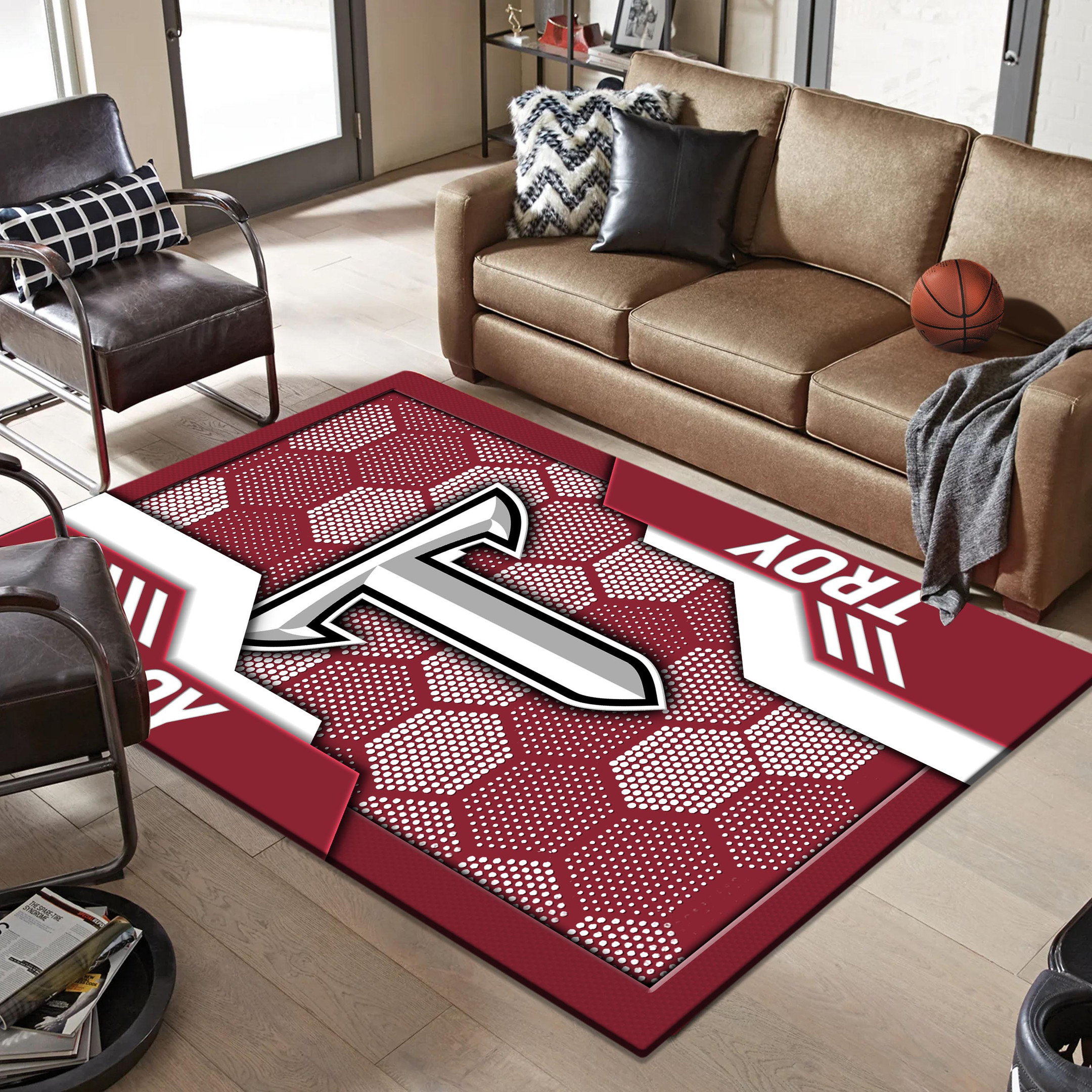 Troy Trojans Area Rugs 3802