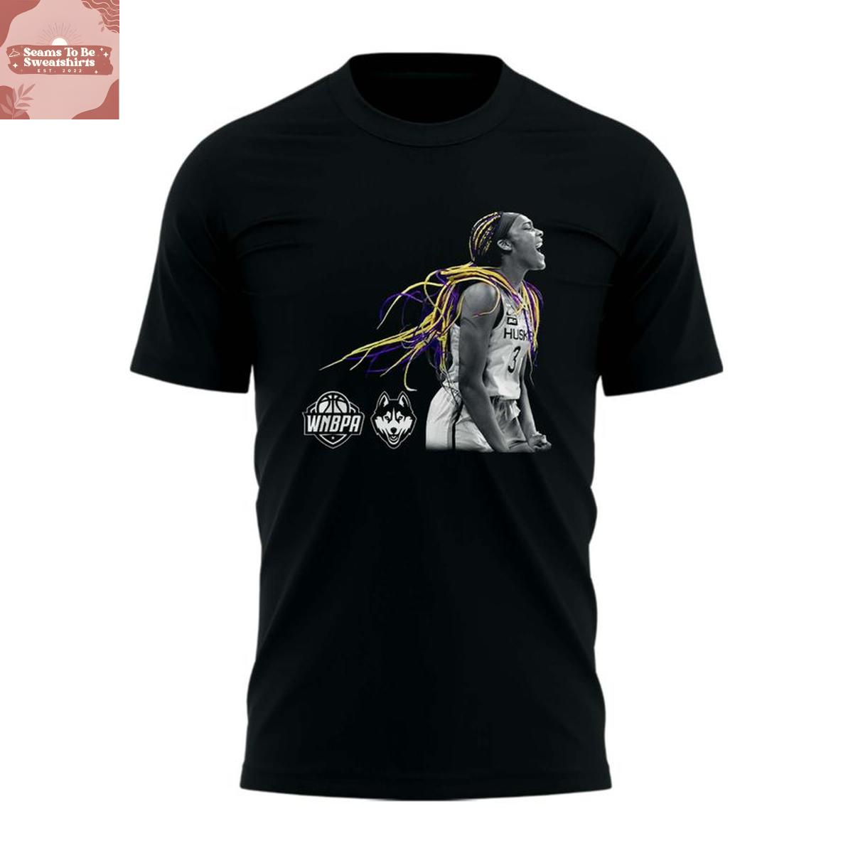 UConn Huskies Aaliyah Edwards Hoodie T-Shirt