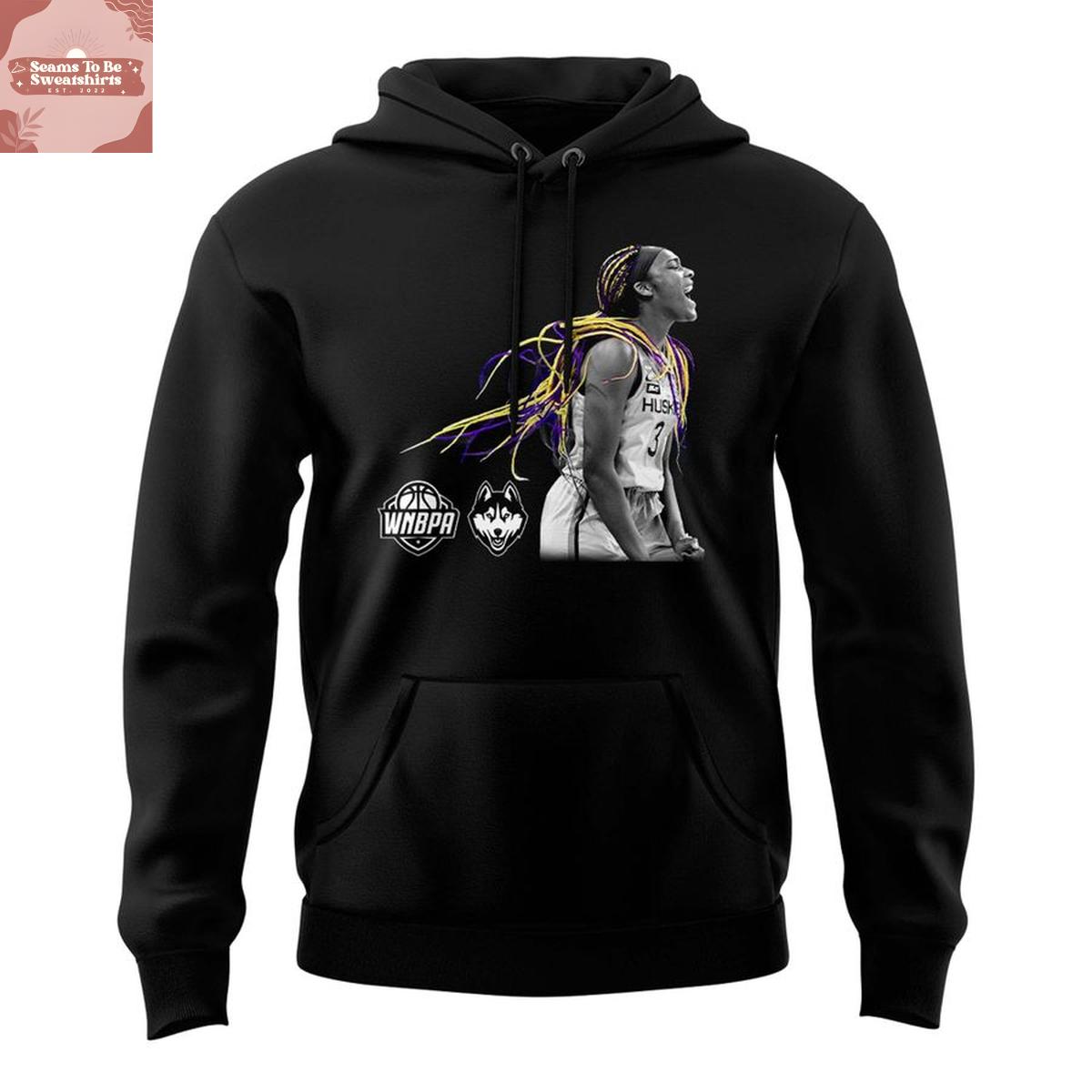 UConn Huskies Aaliyah Edwards Hoodie T-Shirt
