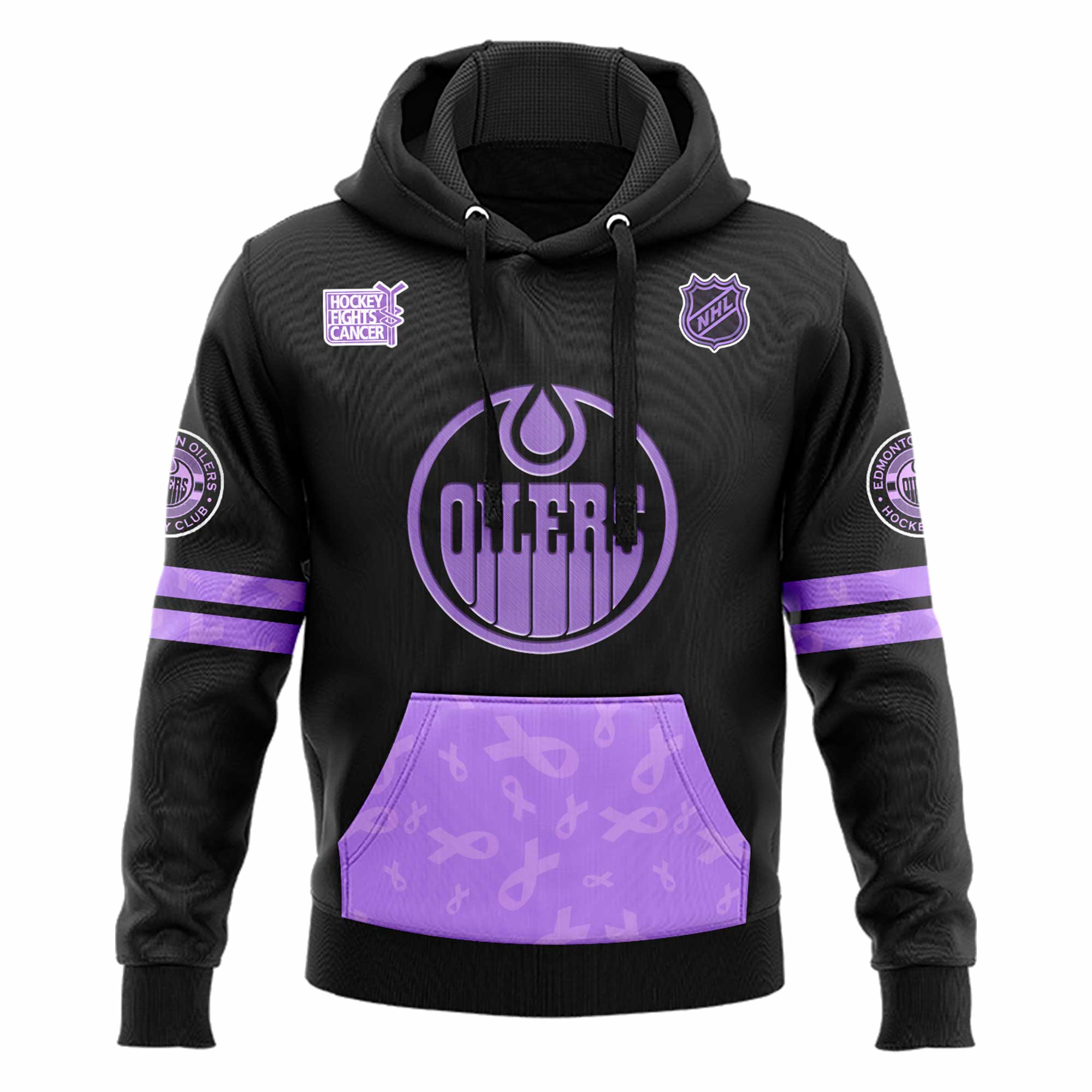 Unisex Hockey Fights Cancer Hoodie