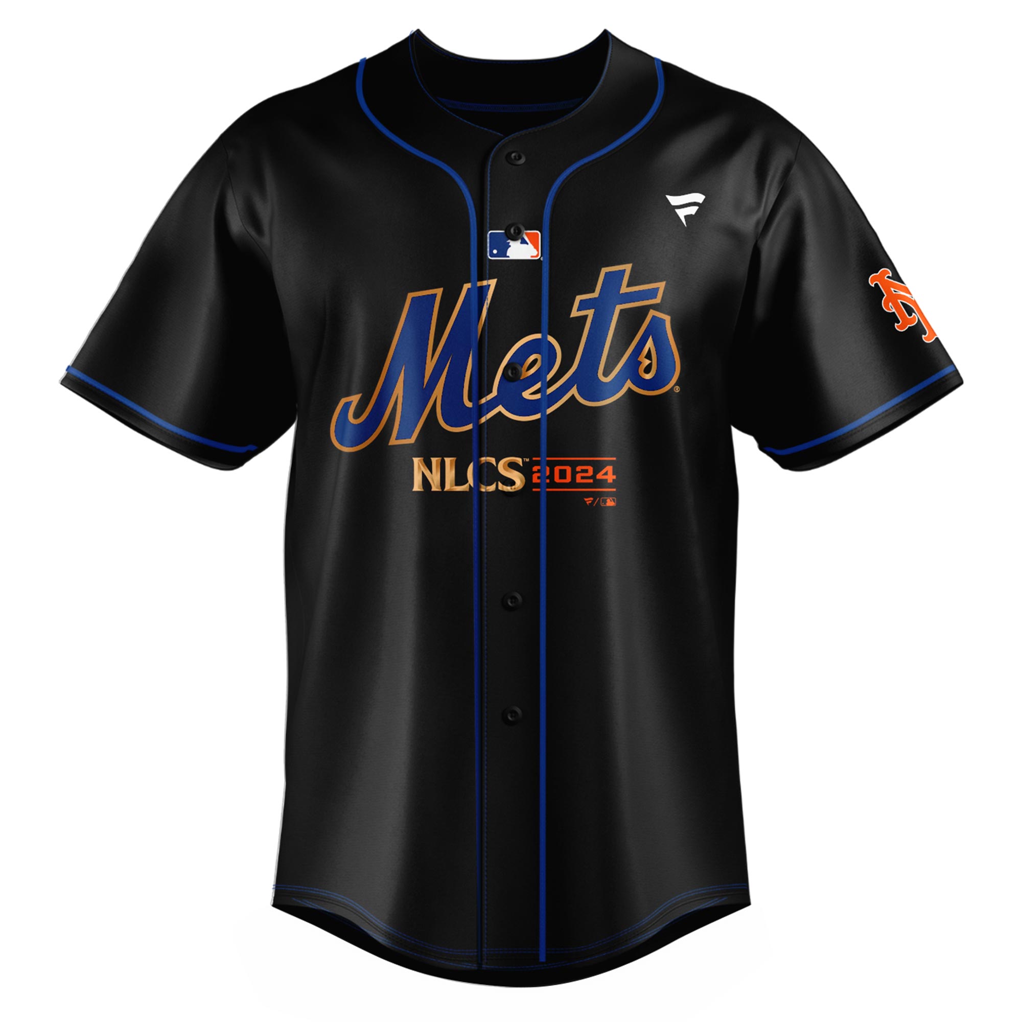 Unisex NYM Black NLCS Jersey 3