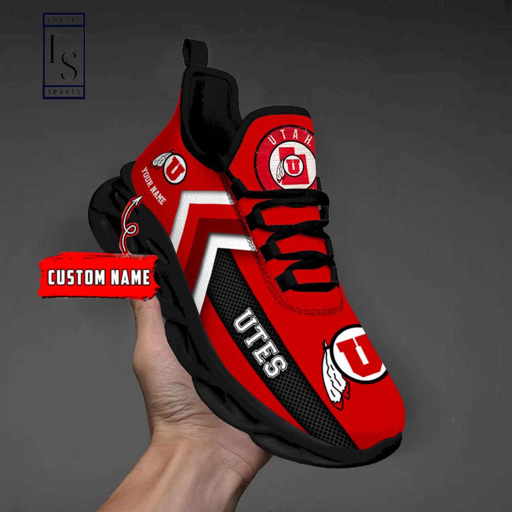 Utah Utes Personalized Max Soul Shoes