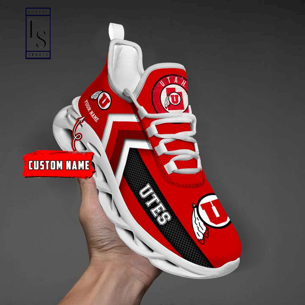 Utah Utes Personalized Max Soul Shoes