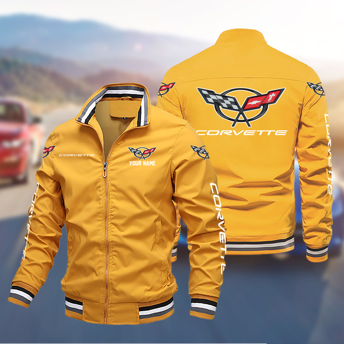 UZKLPC2822 Chevrolet Corvette C5 Boomber Jacket