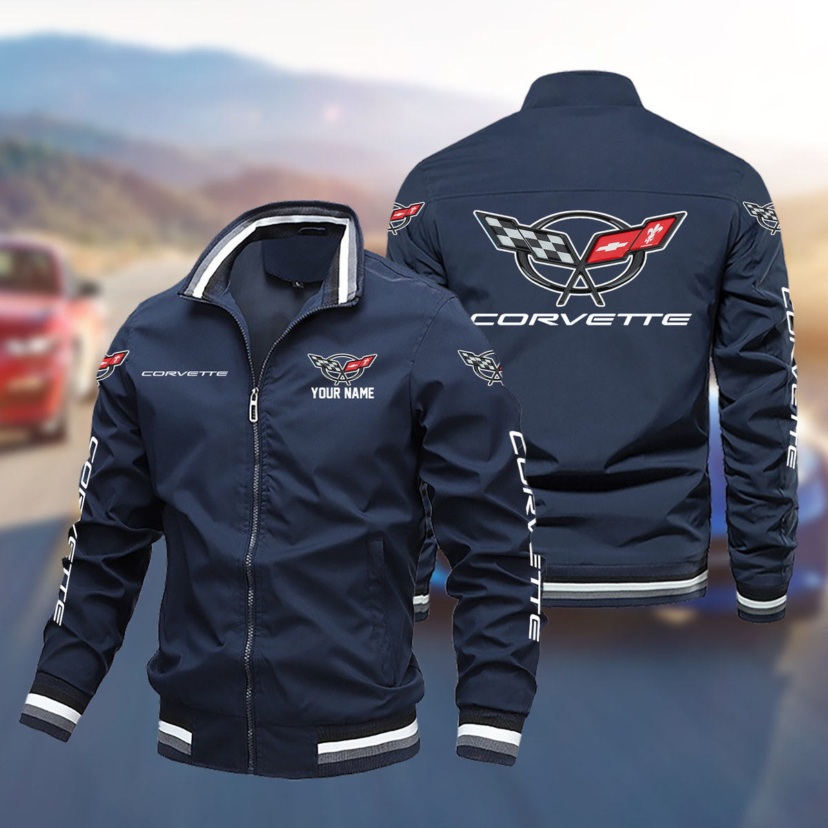 UZKLPC2822 Chevrolet Corvette C5 Boomber Jacket