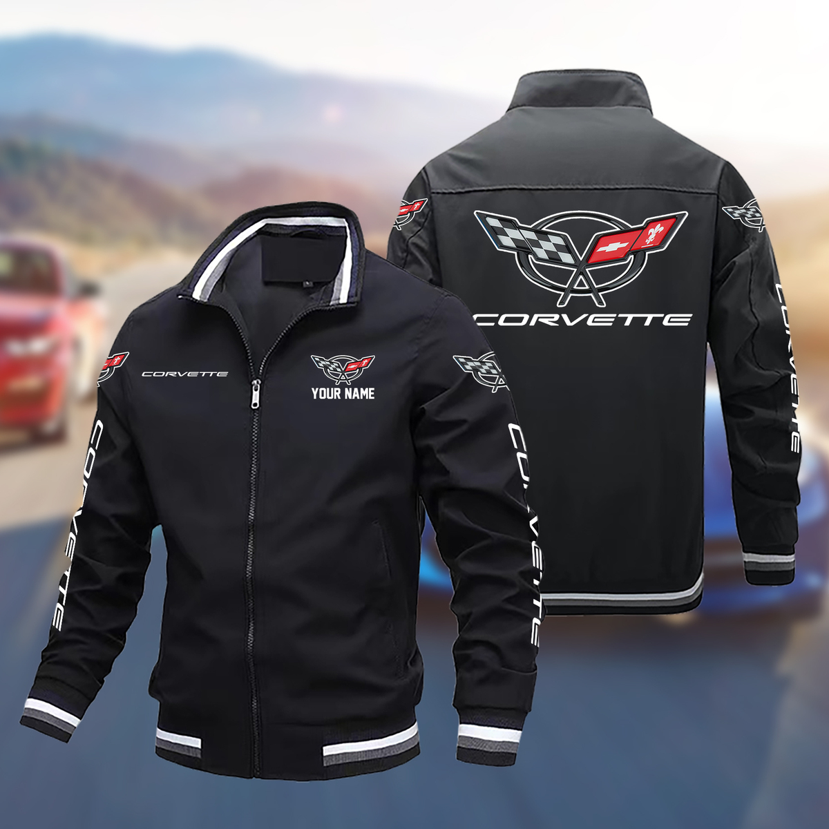 UZKLPC2822 Chevrolet Corvette C5 Boomber Jacket