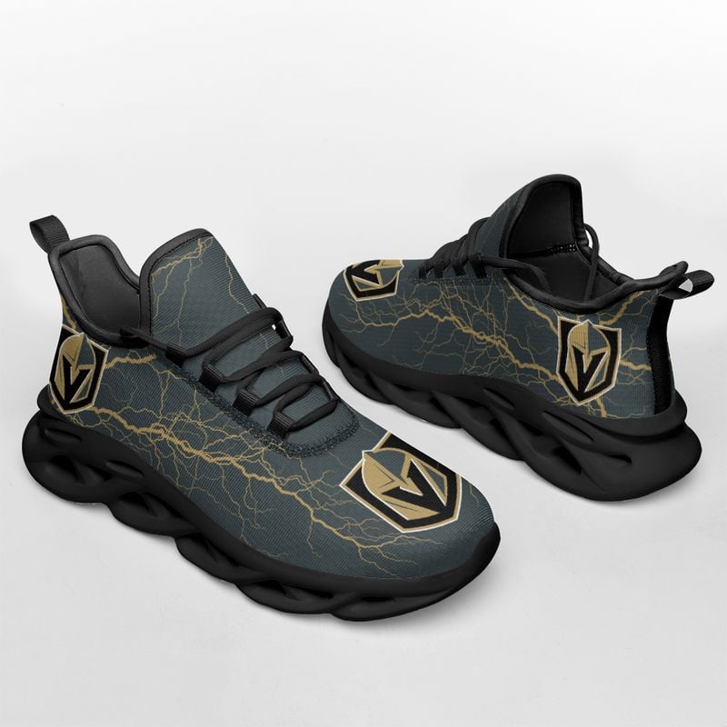 Vegas Golden Knights Lightning Pattern Max Soul Shoes NEW020566