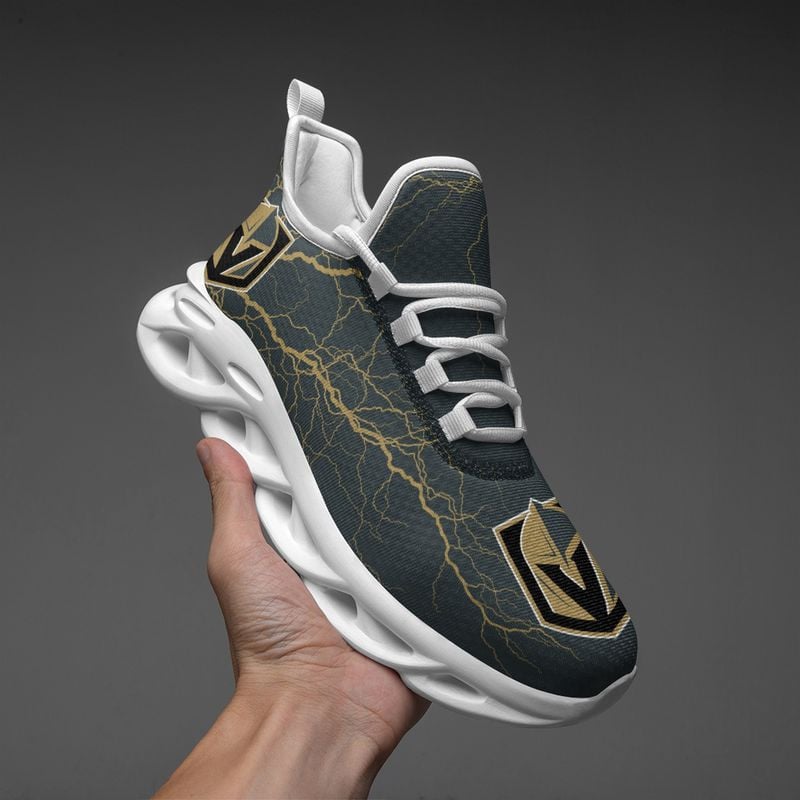 Vegas Golden Knights Lightning Pattern Max Soul Shoes NEW020566