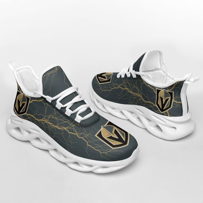 Vegas Golden Knights Lightning Pattern Max Soul Shoes NEW020566