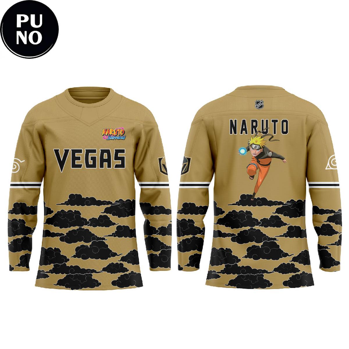 Vegas Golden Knights x Naruto Shippuden Night 2026 Hockey Jersey