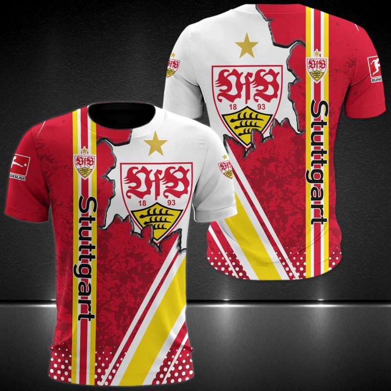 VfB Stuttgart Printing T-Shirt, Polo, Hoodie, Zip, Bomber 8750