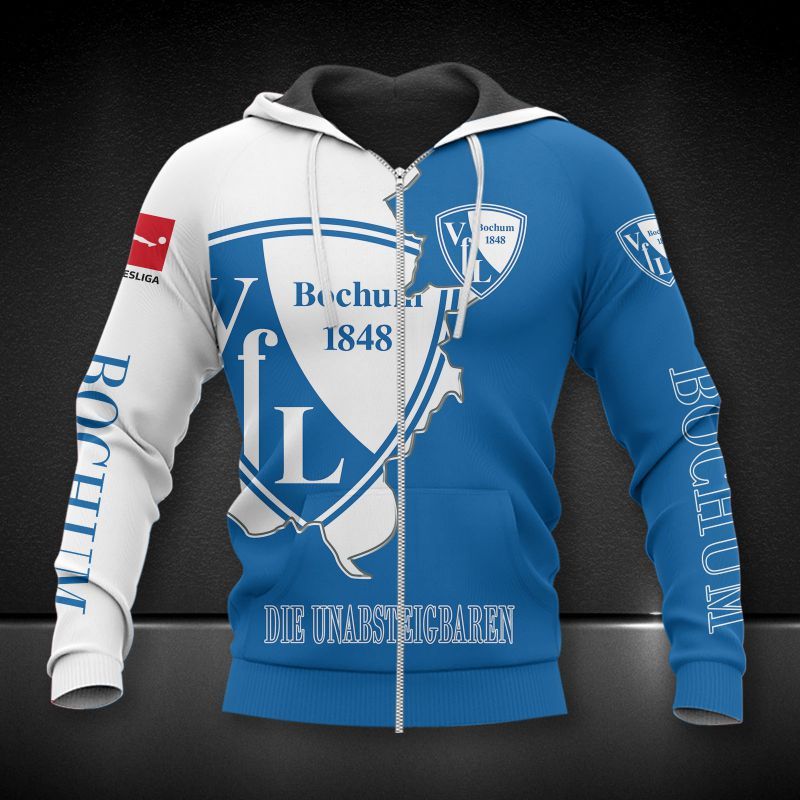 VfL Bochum Printing T-Shirt, Polo, Hoodie, Zip, Bomber 8271