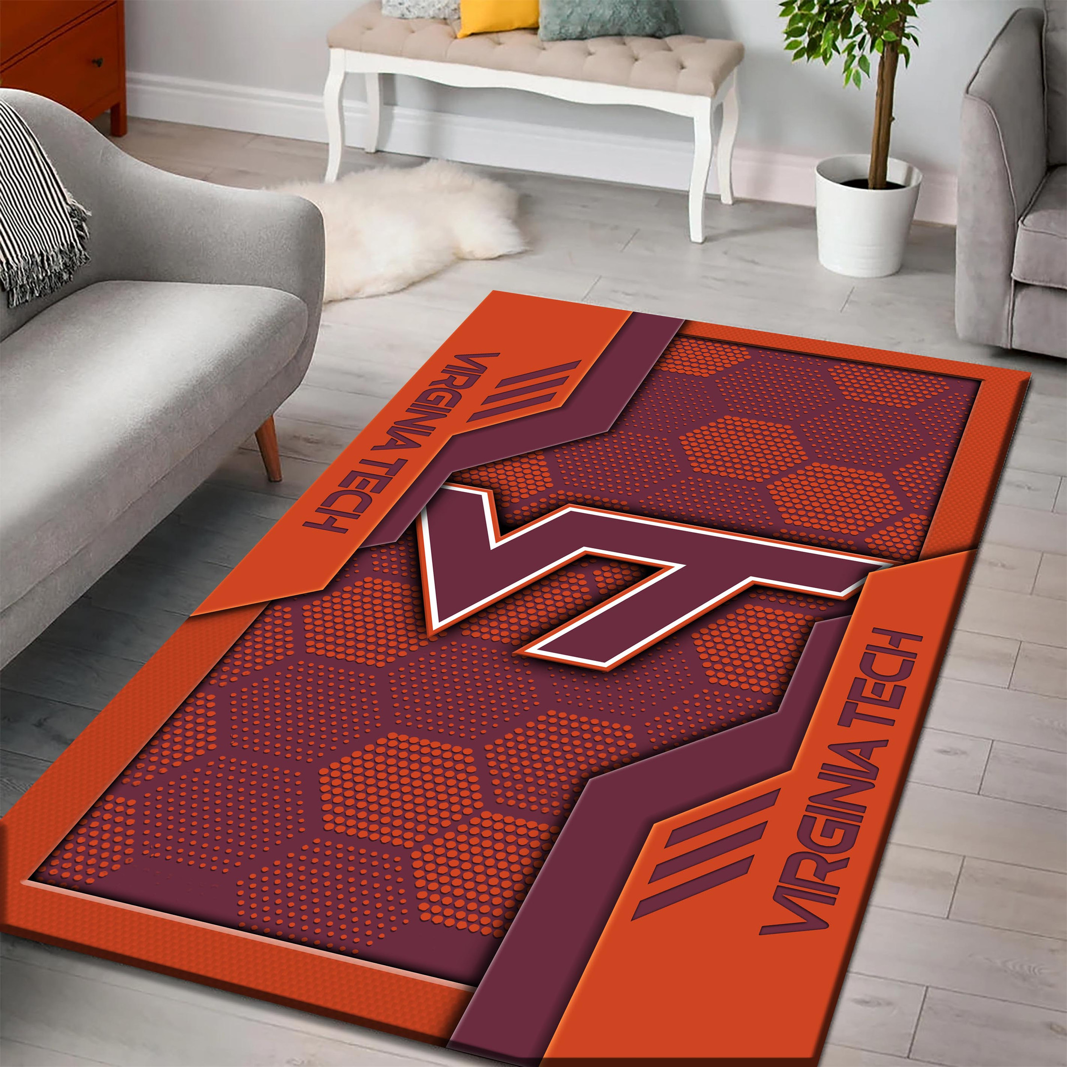 Virginia Tech Hokies Area Rugs 3810