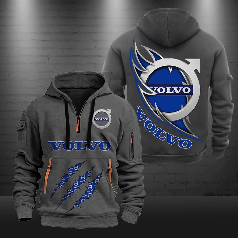 Volvo New Zip Hoodie 0492 Multicolor
