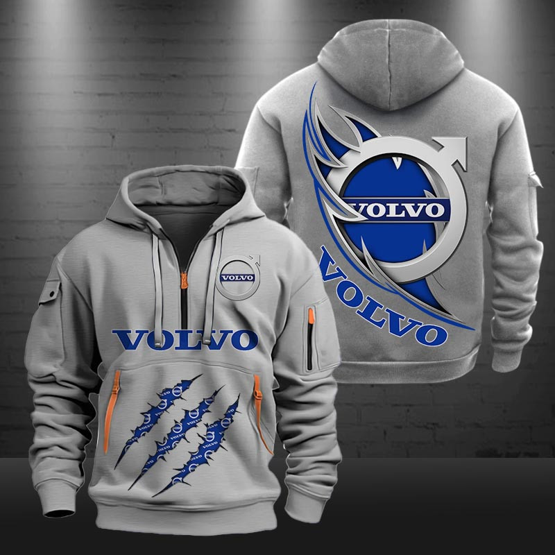 Volvo New Zip Hoodie 0492 Multicolor