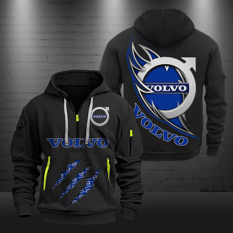 Volvo New Zip Hoodie 0492 Multicolor