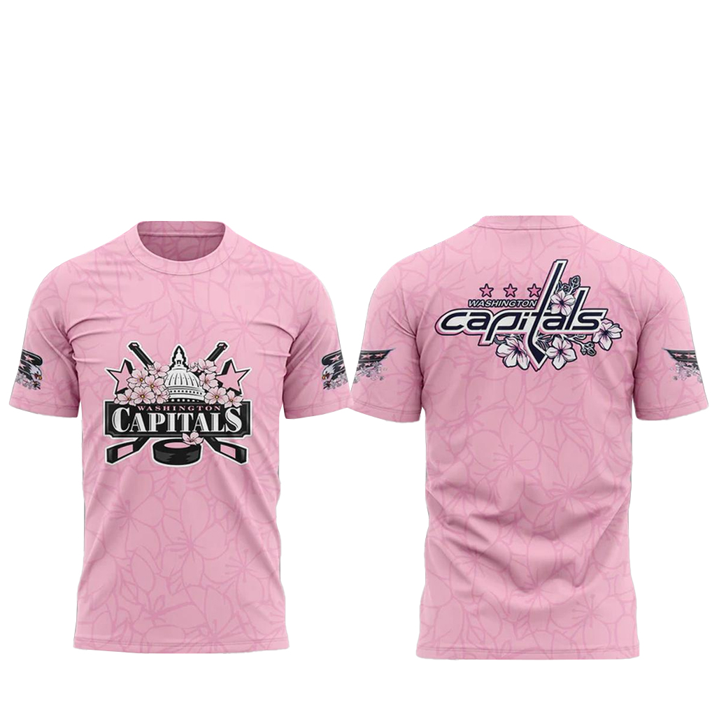 Washington Capitals 2026 Cherry Blossom Pink Shirt