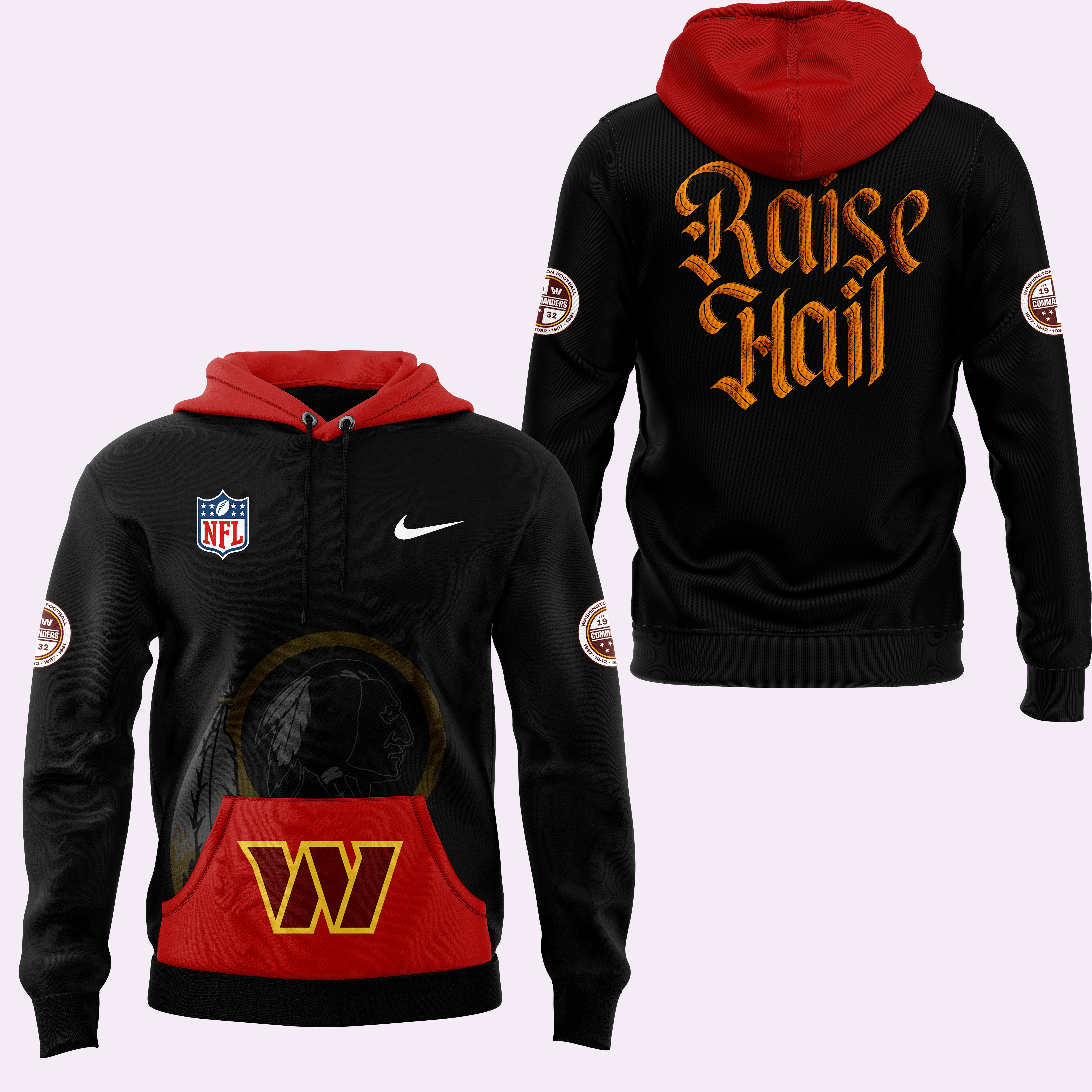 Washington Commanders #RaiseHail Pullover Hoodie