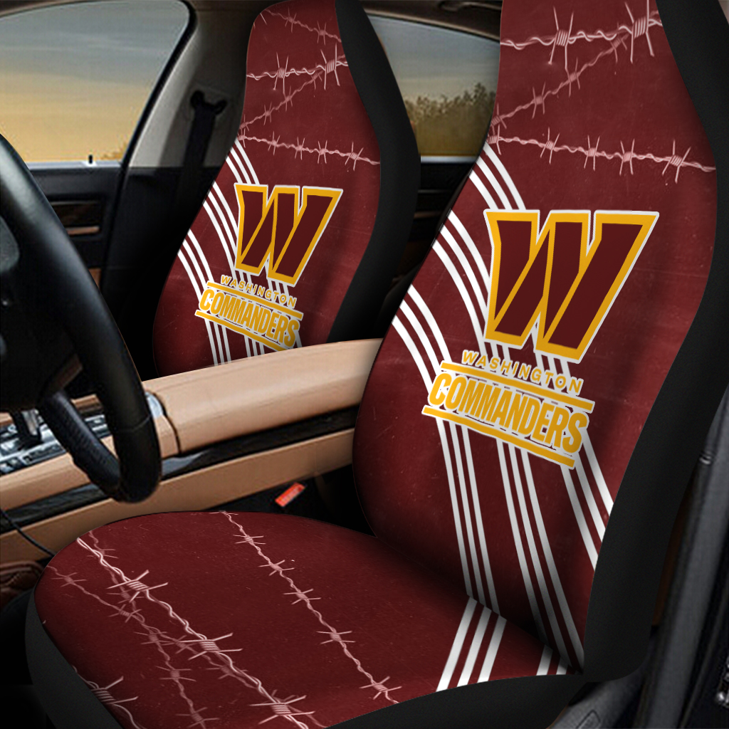 Washington Commanders Car Seat Covers BGCSC726