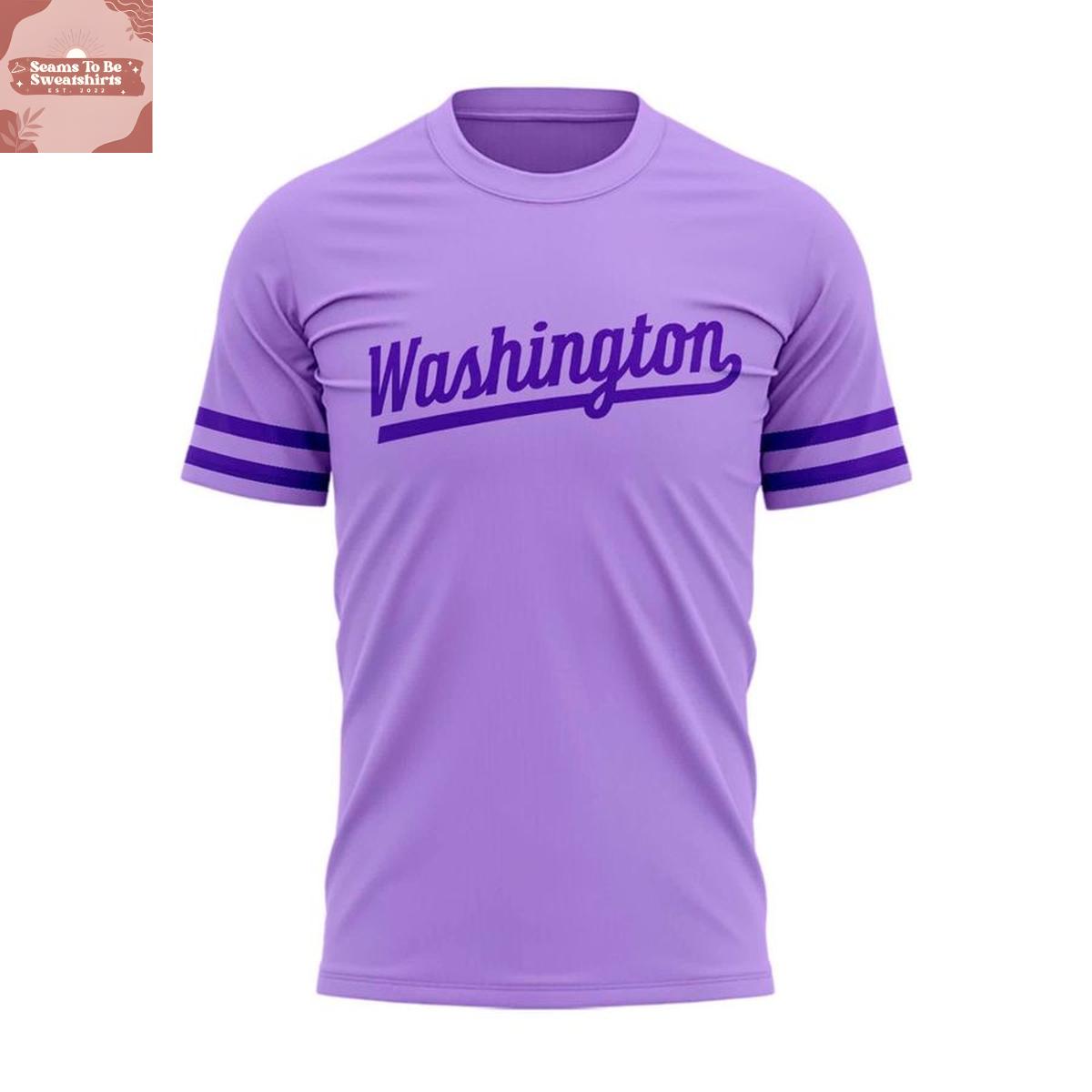 Washington Huskies Softball Powder Purple 2026 Hoodie T-Shirt