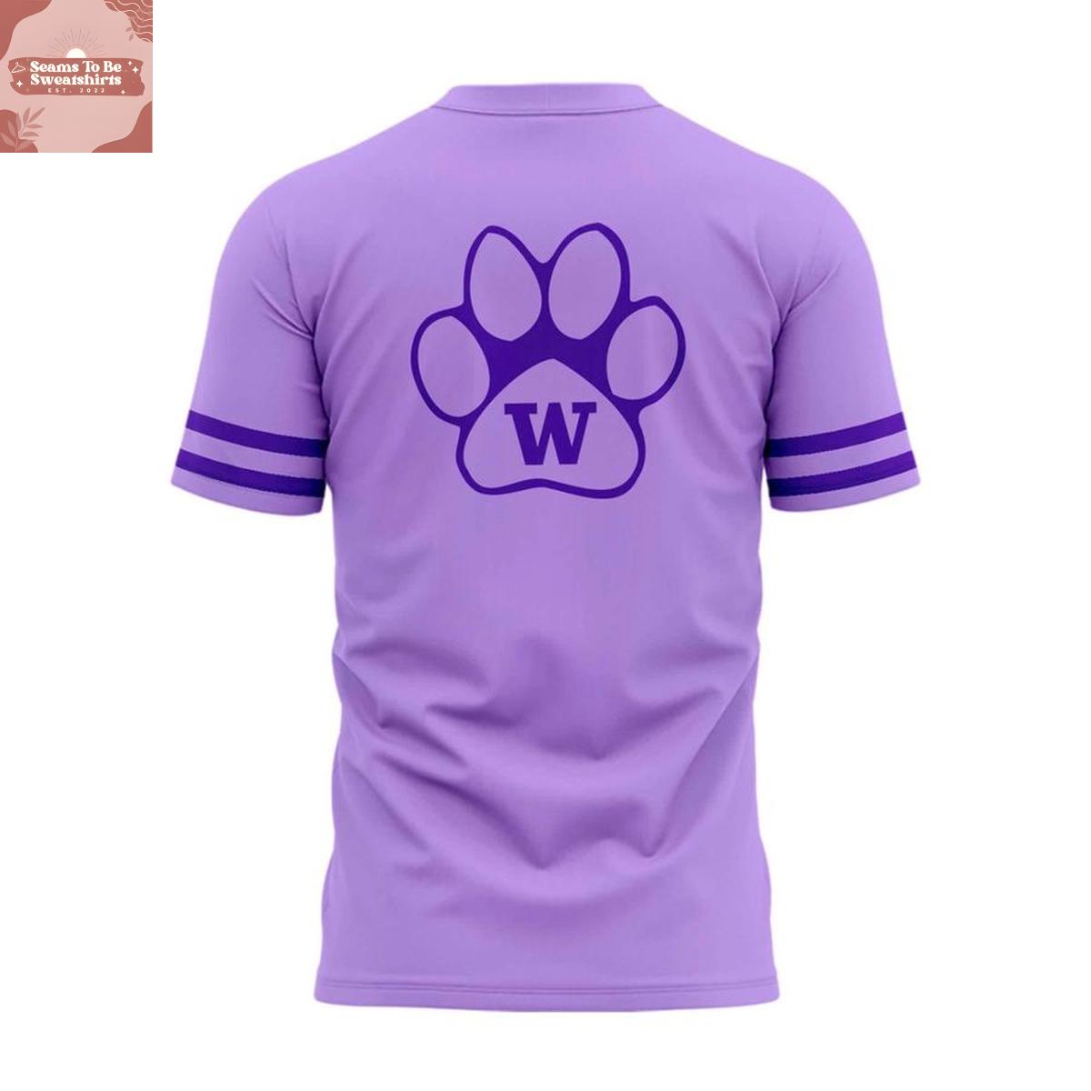Washington Huskies Softball Powder Purple 2026 Hoodie T-Shirt