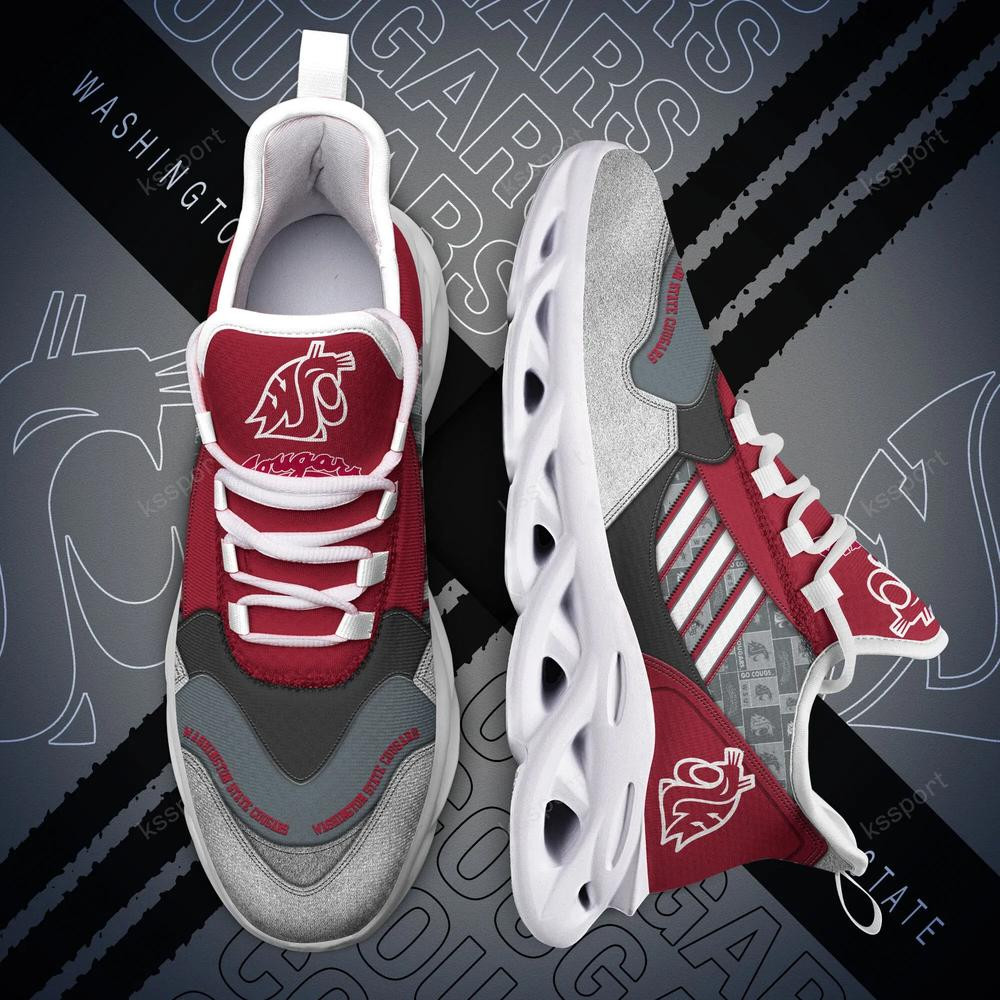 Washington State Cougars Max Soul Clunky, Running Sneakers