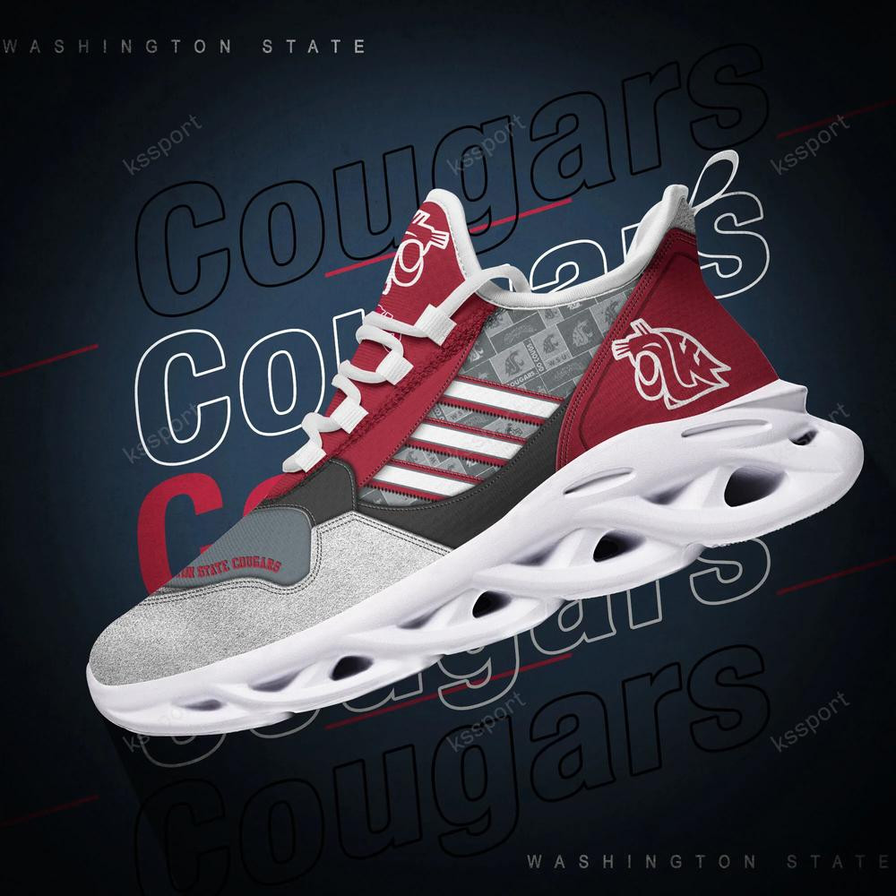 Washington State Cougars Max Soul Clunky, Running Sneakers