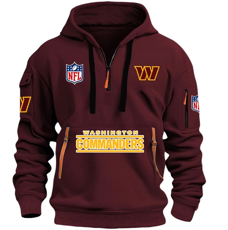 WashingtonCommanders - HOODIE HALF ZIPPER - QTA405111351