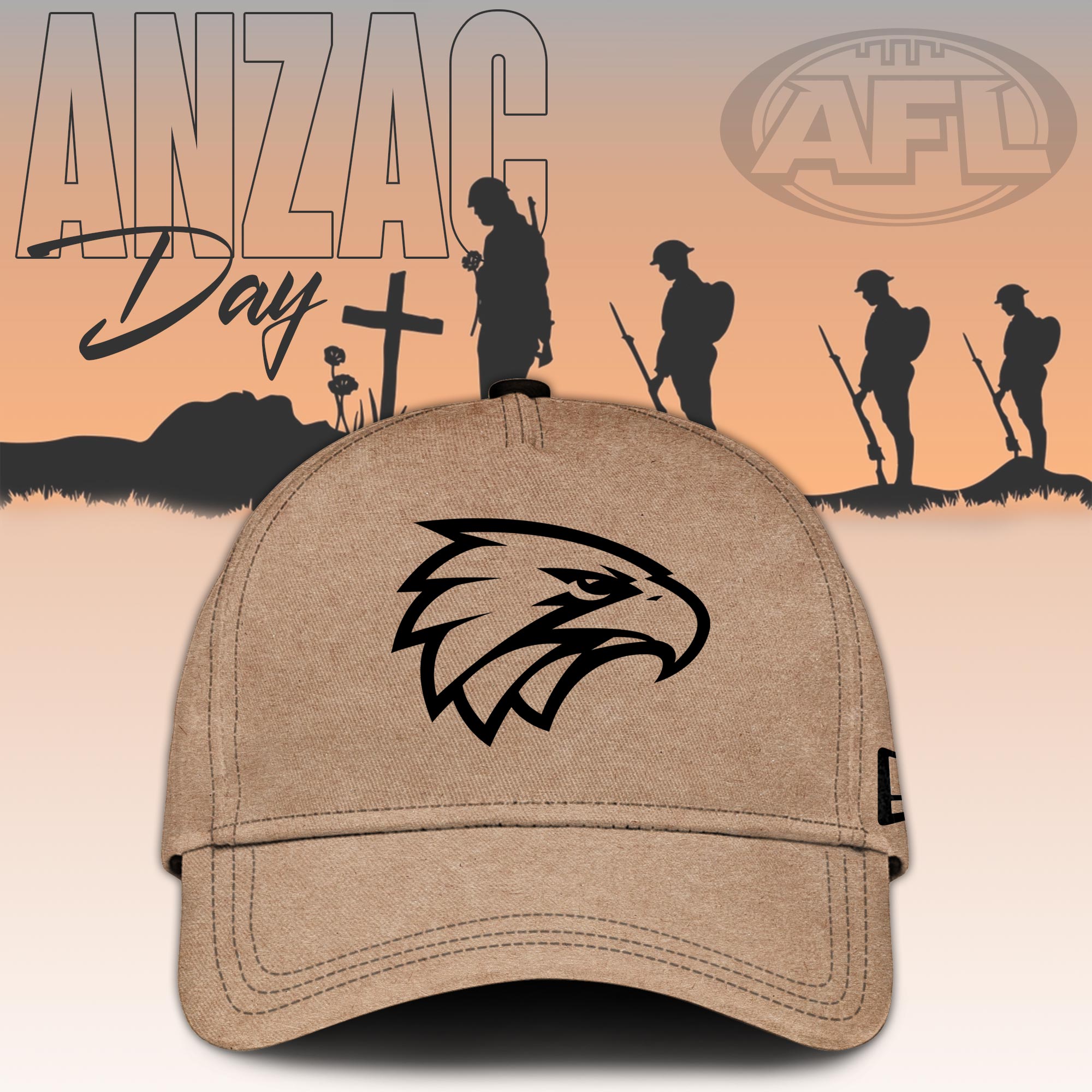 West Coast Eagles AFL Anzac Day New Hoodie