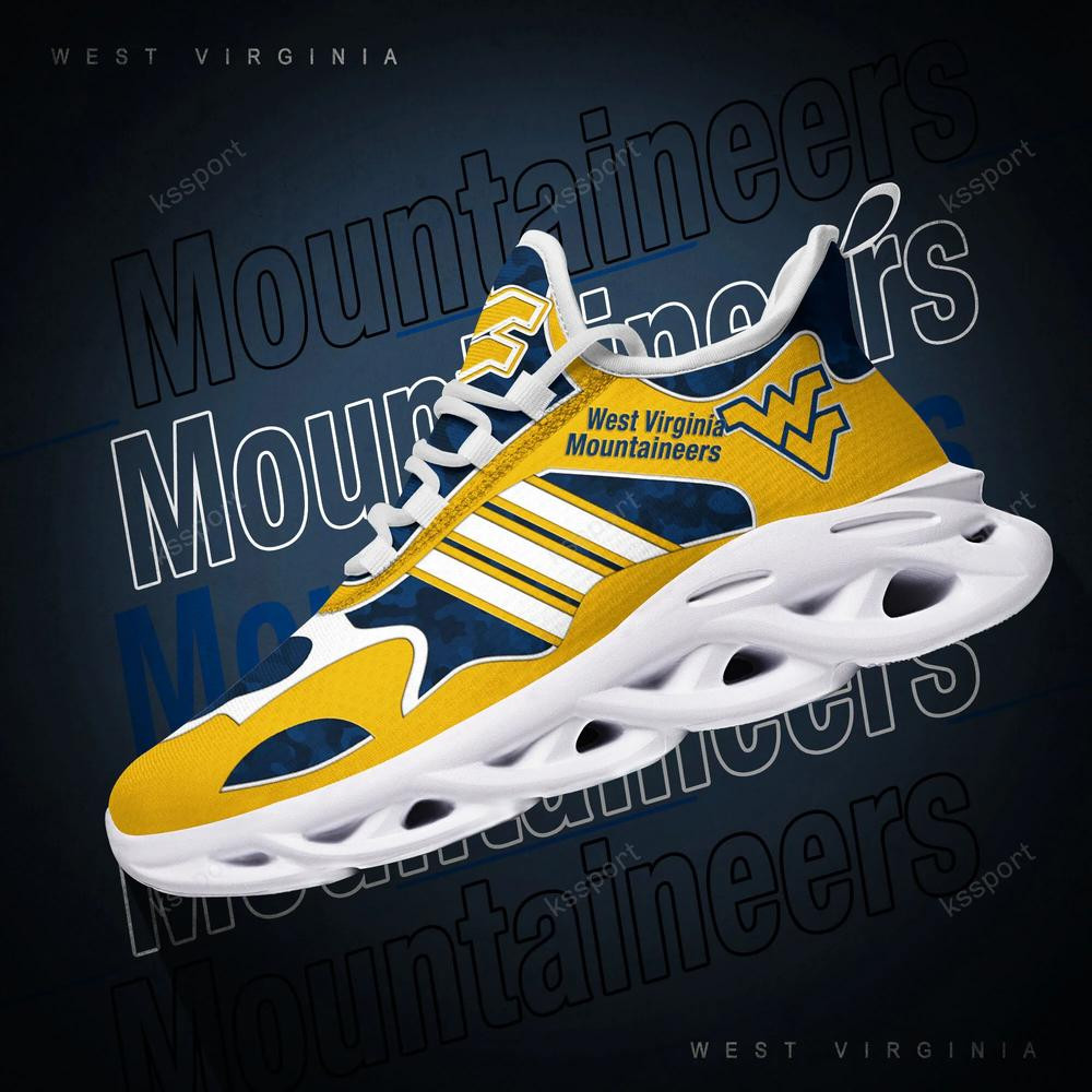 West Virginia Mountaineers Max Soul Clunky, Camo Running Sneakers For Fan Ever