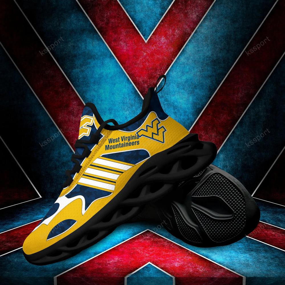 West Virginia Mountaineers Max Soul Clunky, Camo Running Sneakers For Fan Ever
