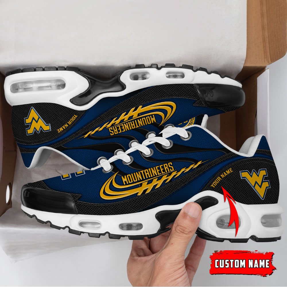 West Virginia Mountaineers Personalized Name Air Cushion Sports Shoes Sneaker KLTNS220549