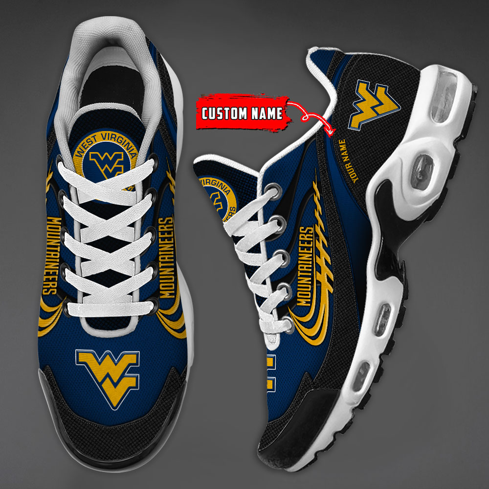 West Virginia Mountaineers Personalized Name Air Cushion Sports Shoes Sneaker KLTNS220549