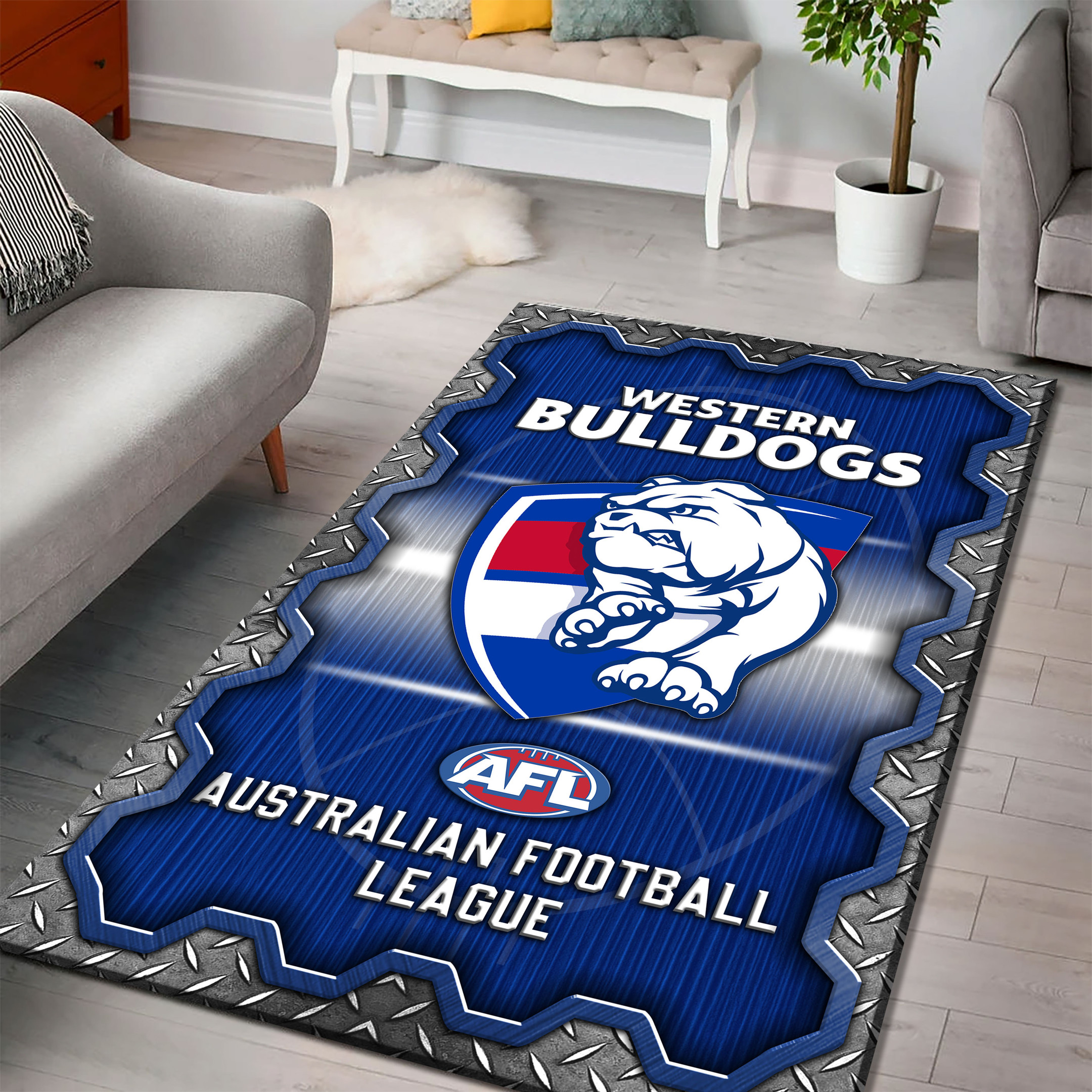 Western Bulldogs Area Rugs 29