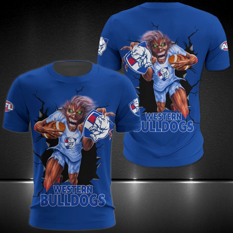 Western Bulldogs Printing T-Shirt, Polo, Hoodie, Zip, Bomber 3534