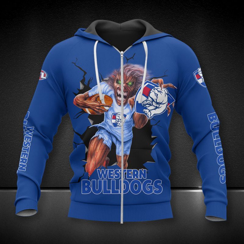Western Bulldogs Printing T-Shirt, Polo, Hoodie, Zip, Bomber 3534