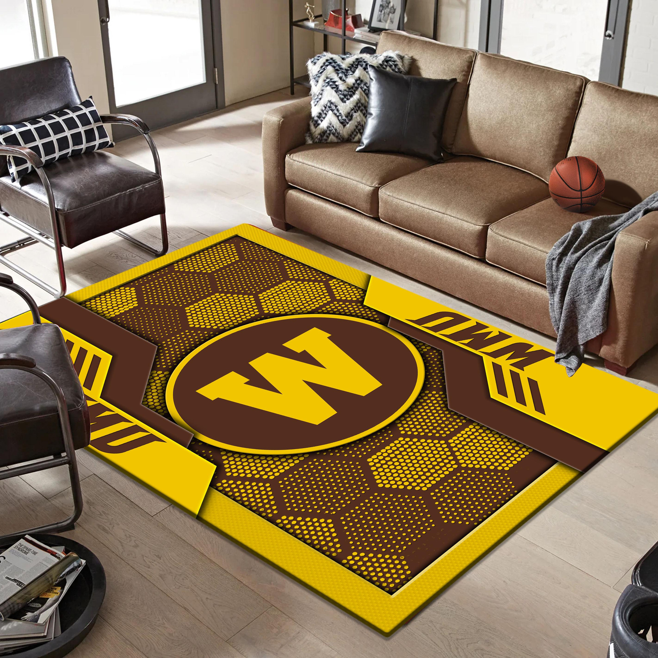 Western Michigan Broncos Area Rugs 3777