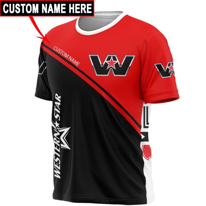 Western Star t-shirt hoodie apparel 3D full printing