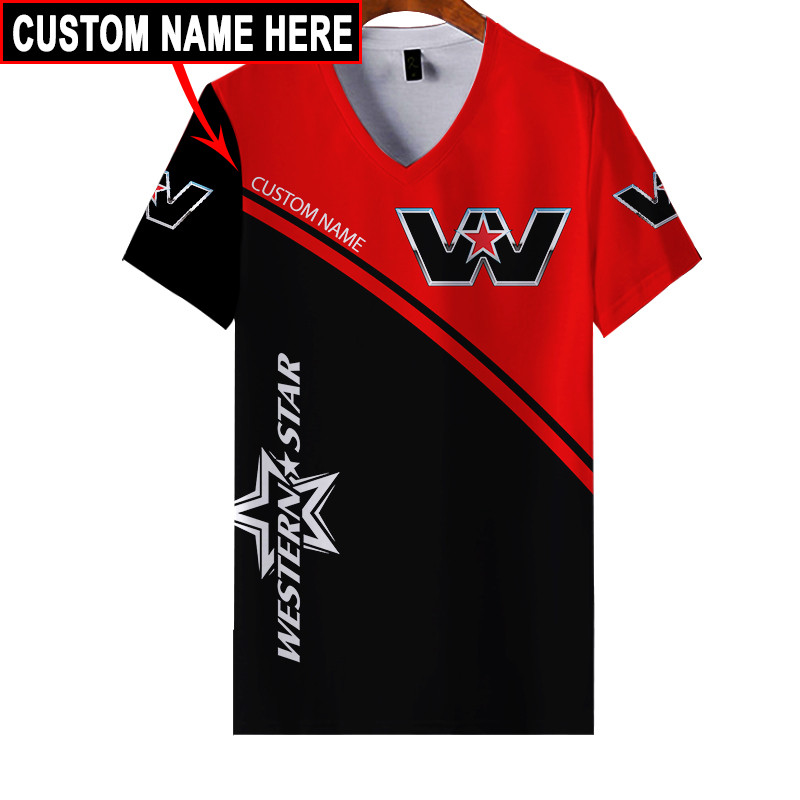 Western Star t-shirt hoodie apparel 3D full printing